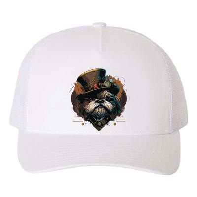 Steampunk Shih Tzu Yupoong Adult 5-Panel Trucker Hat