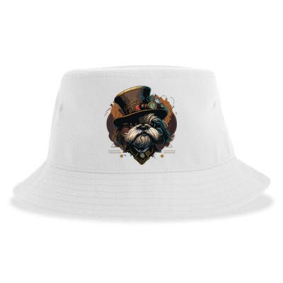 Steampunk Shih Tzu Sustainable Bucket Hat