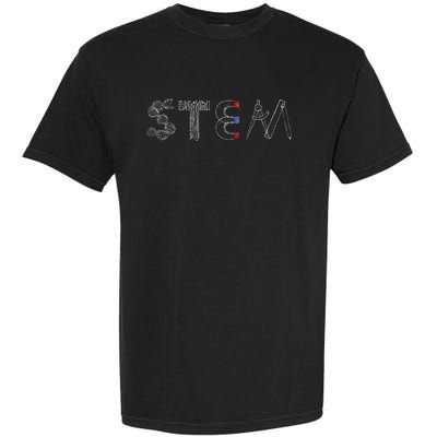 Stem Science Technology Engineering Math Teacher Student Garment-Dyed Heavyweight T-Shirt