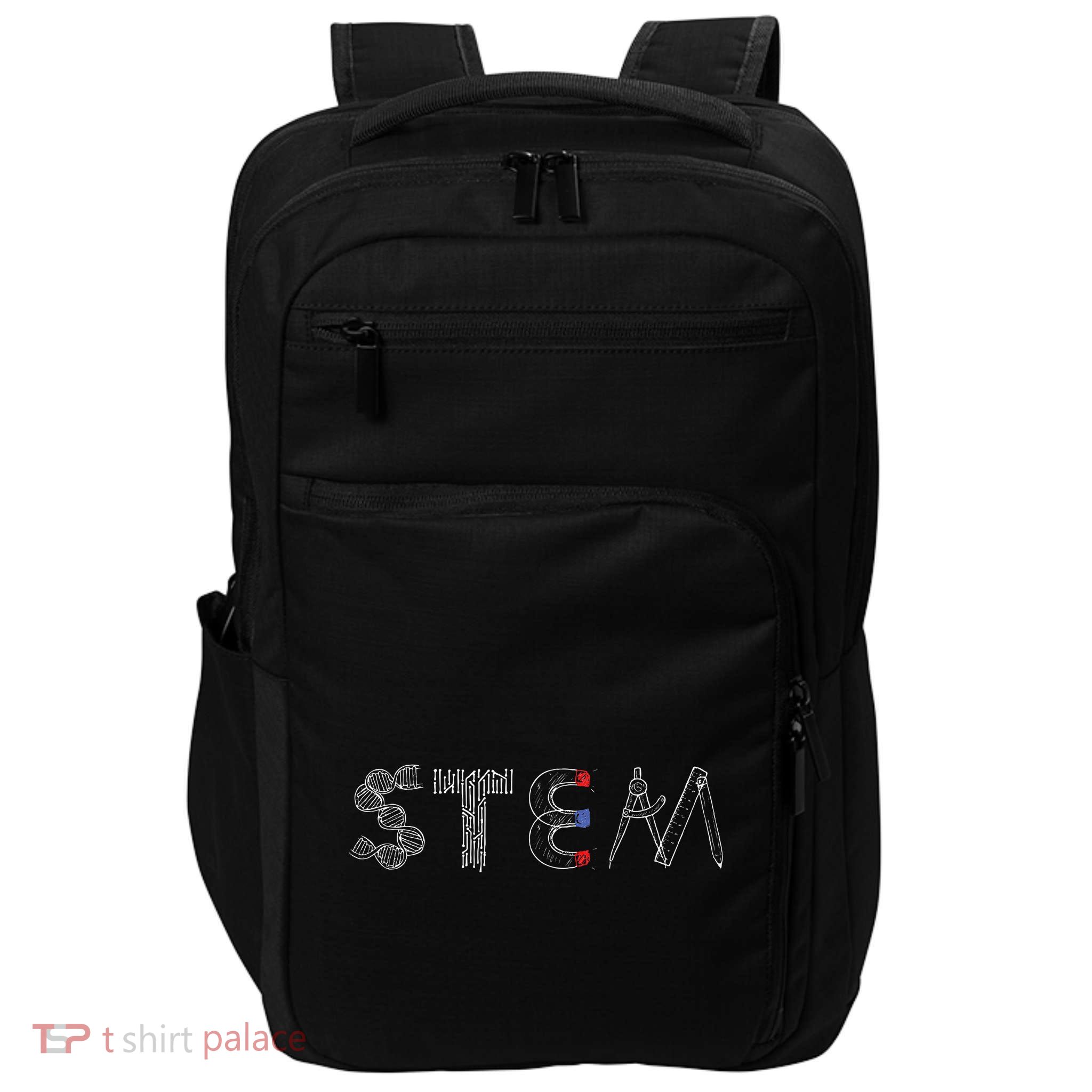 Stem Science Technology Engineering Math Teacher Student Impact Tech Backpack