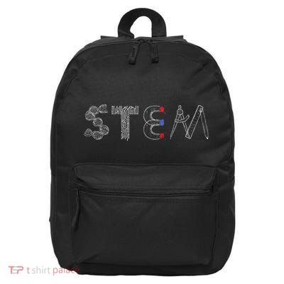 Stem Science Technology Engineering Math Teacher Student 16 in Basic Backpack