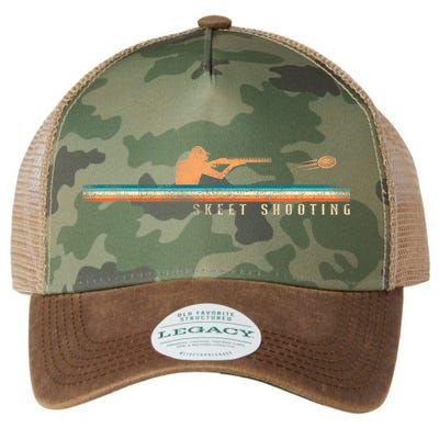 Shotgun Skeet Trap Clay Pigeon Shooting Retro Vintage Skeet Legacy Tie Dye Trucker Hat
