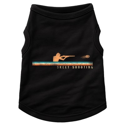 Shotgun Skeet Trap Clay Pigeon Shooting Retro Vintage Skeet Doggie Tank