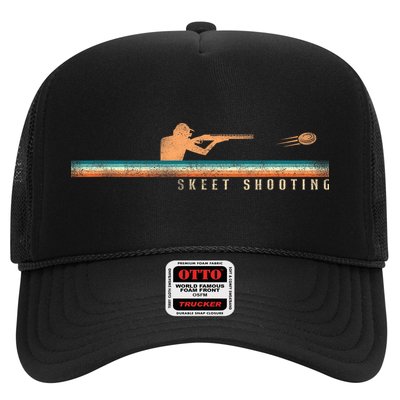 Shotgun Skeet Trap Clay Pigeon Shooting Retro Vintage Skeet Trucker Hat