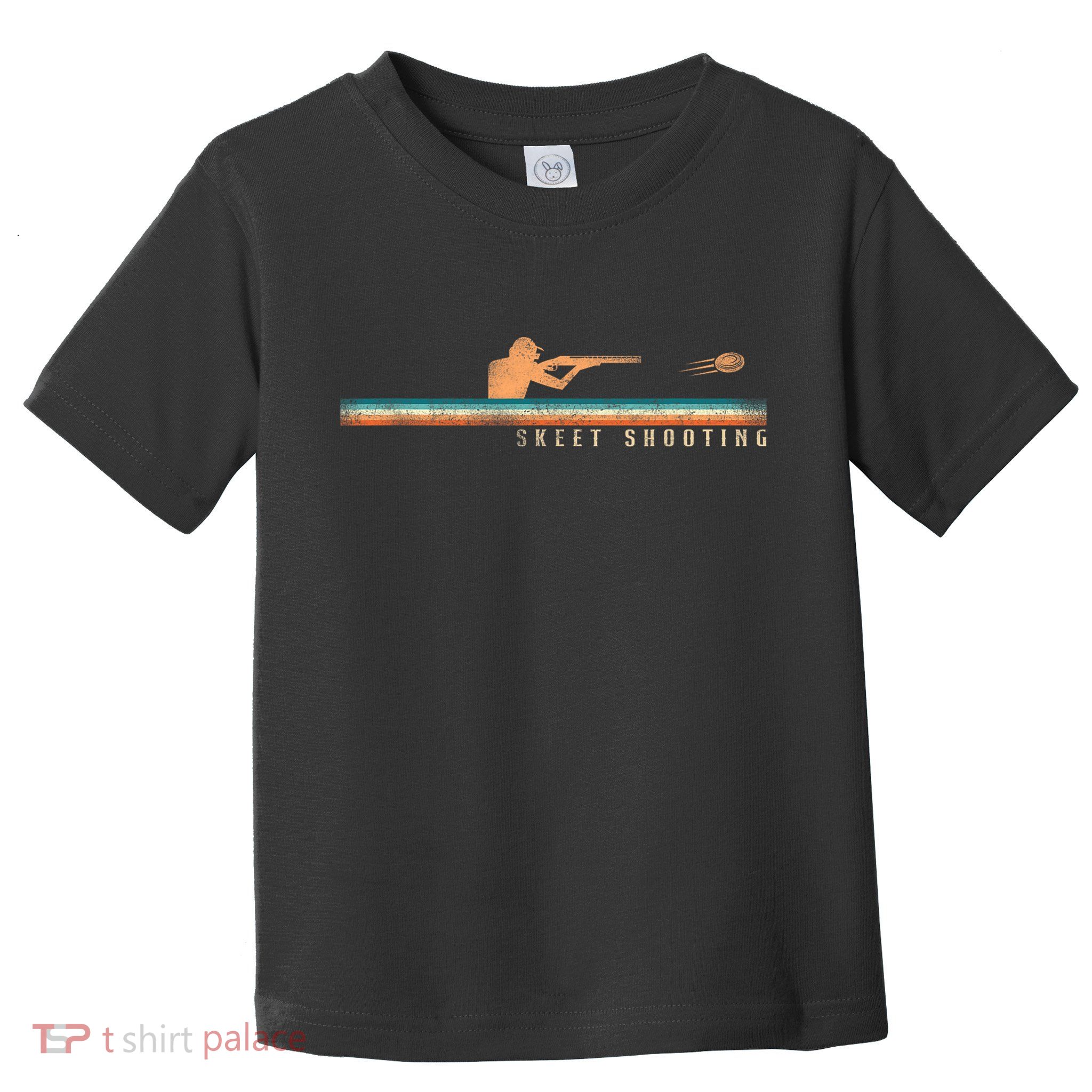 Shotgun Skeet Trap Clay Pigeon Shooting Retro Vintage Skeet Toddler T-Shirt