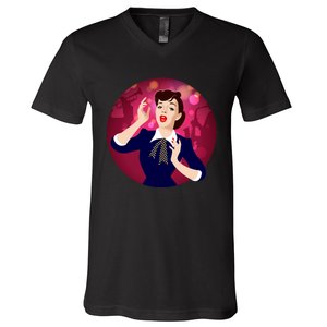 Star V-Neck T-Shirt