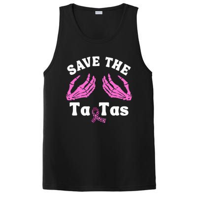 Skeleton Save The Tatas Unique Breast Cancer Awareness PosiCharge Competitor Tank