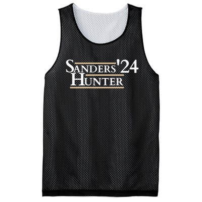 Shedeur Sanders Travis Hunter 2024 Colorado Football Coach Prime Game Mesh Reversible Basketball Jersey Tank