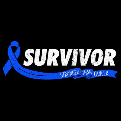Survivor Stronger Than Cancer Colon Cancer Awareness Gift T-Shirt