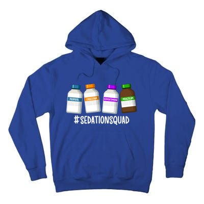 Sedation Squad Trauma Icu Nurse Trauma Intensive Care Unit Gift Tall Hoodie