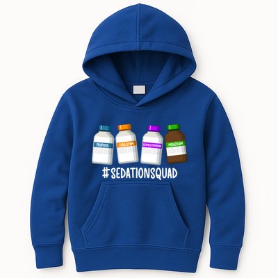 Sedation Squad Trauma Icu Nurse Trauma Intensive Care Unit Gift Kids Hoodie