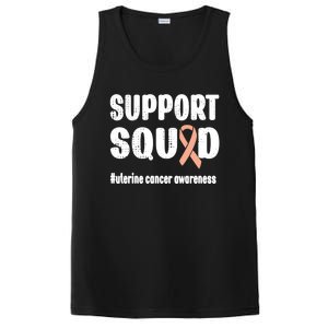 Support Squad Uterine Cancer Warrior Endometrial Cancer Meaningful Gift PosiCharge Competitor Tank