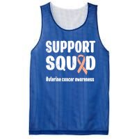 Support Squad Uterine Cancer Warrior Endometrial Cancer Meaningful Gift Mesh Reversible Basketball Jersey Tank