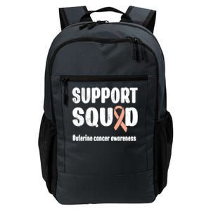 Support Squad Uterine Cancer Warrior Endometrial Cancer Meaningful Gift Daily Commute Backpack