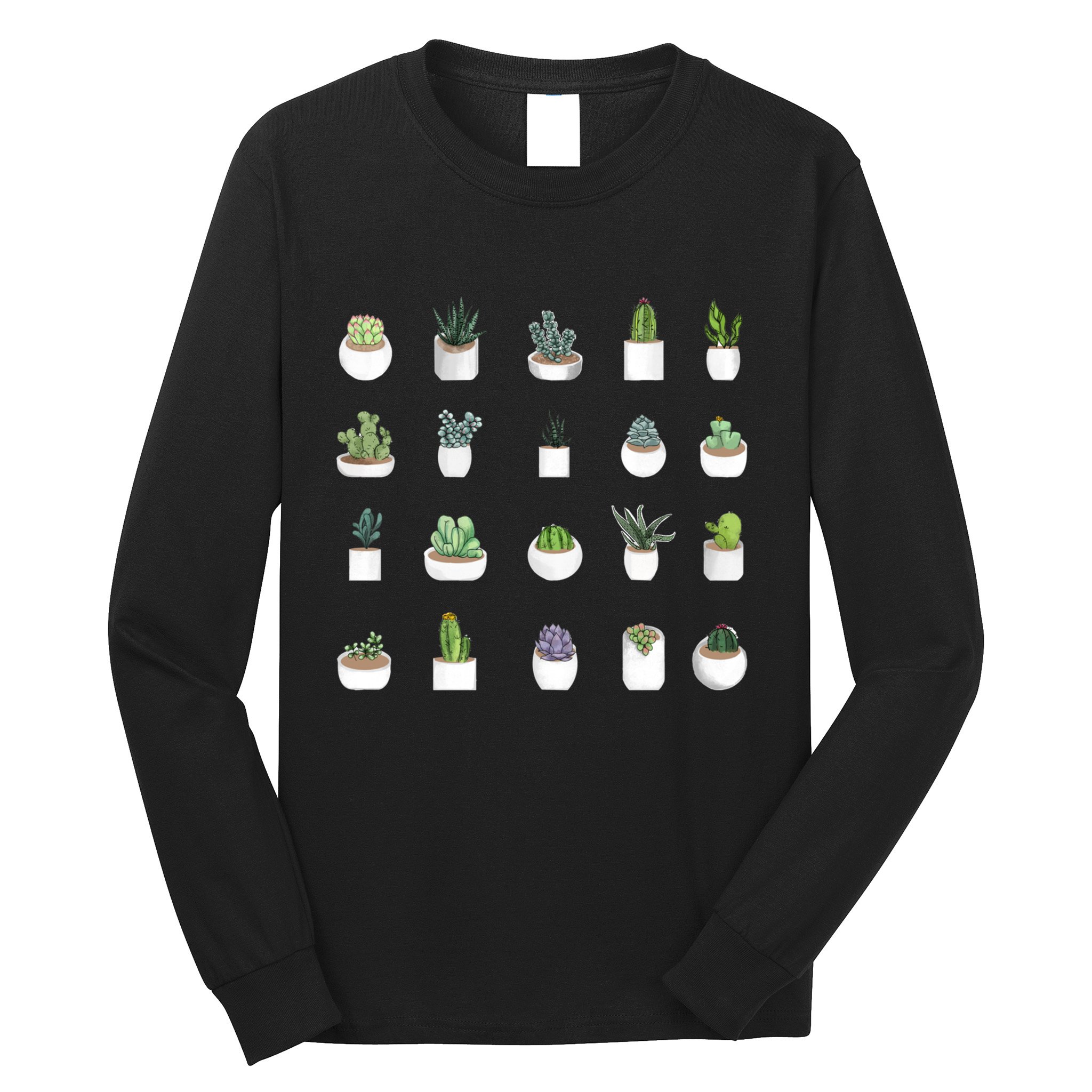 Succulents Long Sleeve Shirt