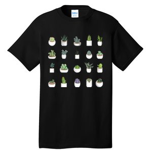 Succulents Tall T-Shirt