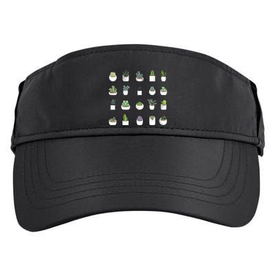 Succulents Adult Drive Performance Visor