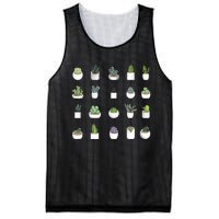 Succulents Mesh Reversible Basketball Jersey Tank