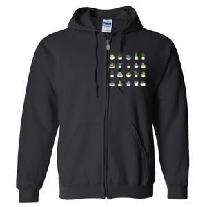 Succulents Full Zip Hoodie