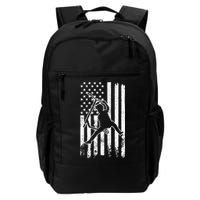 Scooter Stunt Us Flag Retro Scooter Boy Backpack