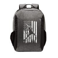 Scooter Stunt Us Flag Retro Scooter Boy Vector Backpack