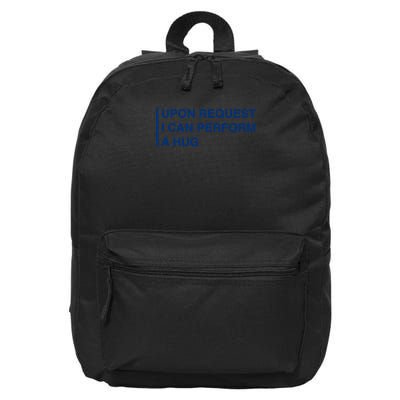 Severance shirt upon request i can perform a hug  16 in Basic Backpack