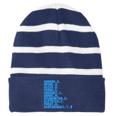 Sulaco Striped Beanie with Solid Band