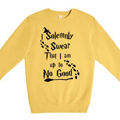 Solemnly Swear Up To No Good Premium Crewneck Sweatshirt