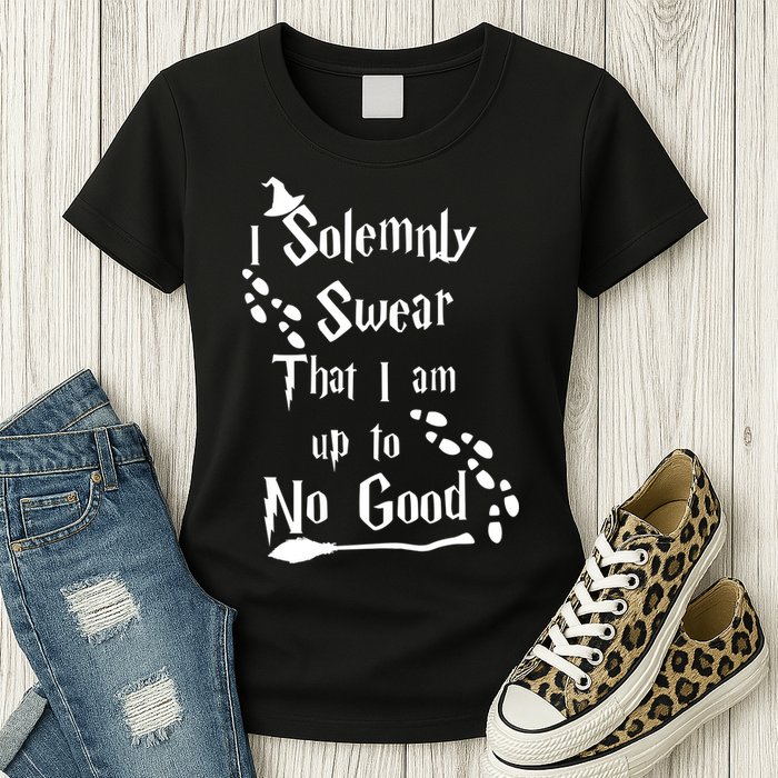 Solemnly Swear Up To No Good Womens T-Shirt