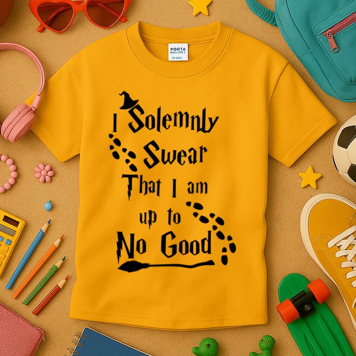 Solemnly Swear Up To No Good Kids T-Shirt
