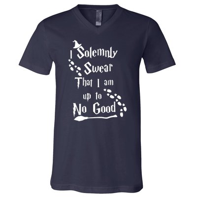 Solemnly Swear Up To No Good V-Neck T-Shirt