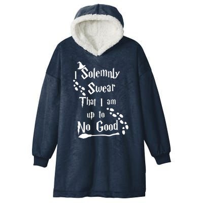 Solemnly Swear Up To No Good Hooded Wearable Blanket