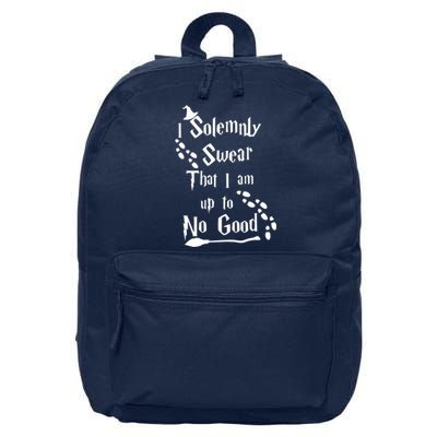 Solemnly Swear Up To No Good 16 in Basic Backpack