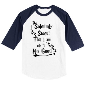 Solemnly Swear Up To No Good Baseball Sleeve Shirt