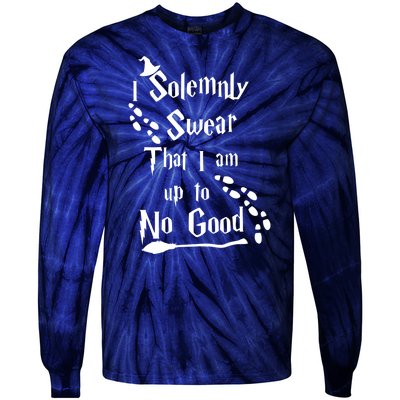 Solemnly Swear Up To No Good Tie-Dye Long Sleeve Shirt