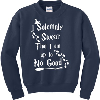 Solemnly Swear Up To No Good Kids Sweatshirt