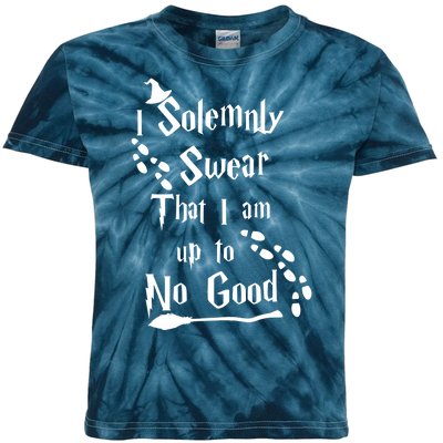 Solemnly Swear Up To No Good Kids Tie-Dye T-Shirt