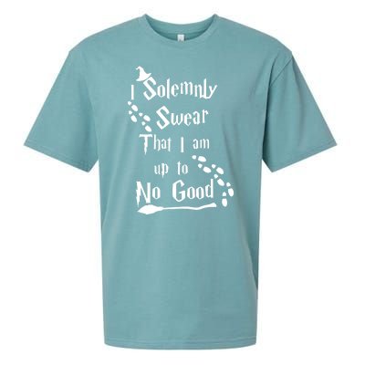 Solemnly Swear Up To No Good Sueded Cloud Jersey T-Shirt