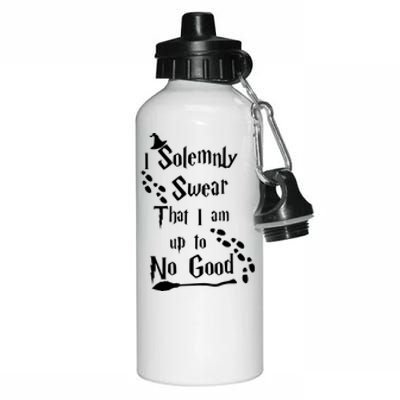 Solemnly Swear Up To No Good Aluminum Water Bottle