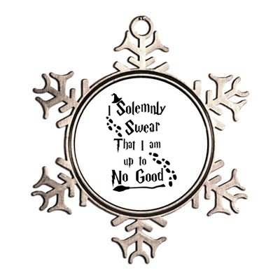 Solemnly Swear Up To No Good Metallic Star Ornament