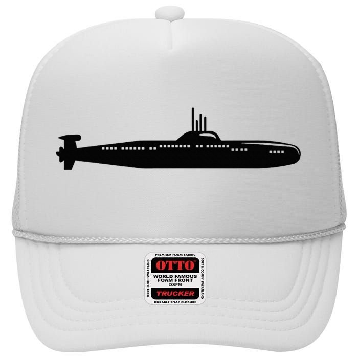 Submarine High Crown Mesh Back Trucker Hat