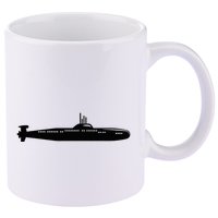 Submarine 11oz C Handle Ceramic Mug