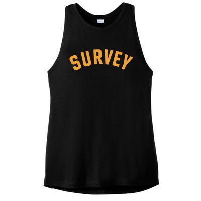 Survey Ladies PosiCharge Tri-Blend Wicking Tank