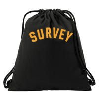 Survey Drawstring Bag