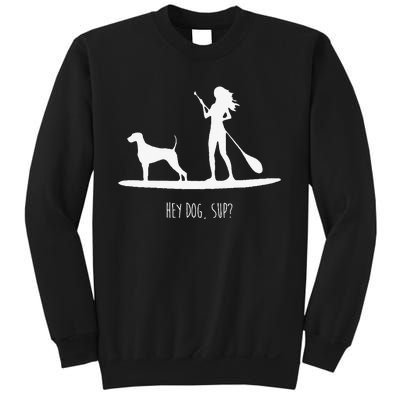 SUP Stand Up Paddle Board with Dog Sweatshirt