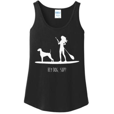 SUP Stand Up Paddle Board with Dog Ladies Essential Tank