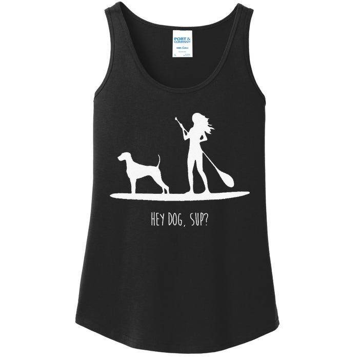 SUP Stand Up Paddle Board with Dog Ladies Essential Tank