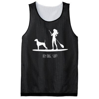 SUP Stand Up Paddle Board with Dog Mesh Reversible Basketball Jersey Tank