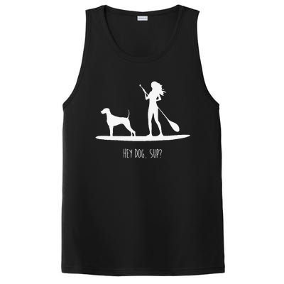 SUP Stand Up Paddle Board with Dog PosiCharge Competitor Tank