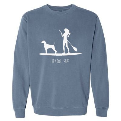 SUP Stand Up Paddle Board with Dog Garment-Dyed Sweatshirt